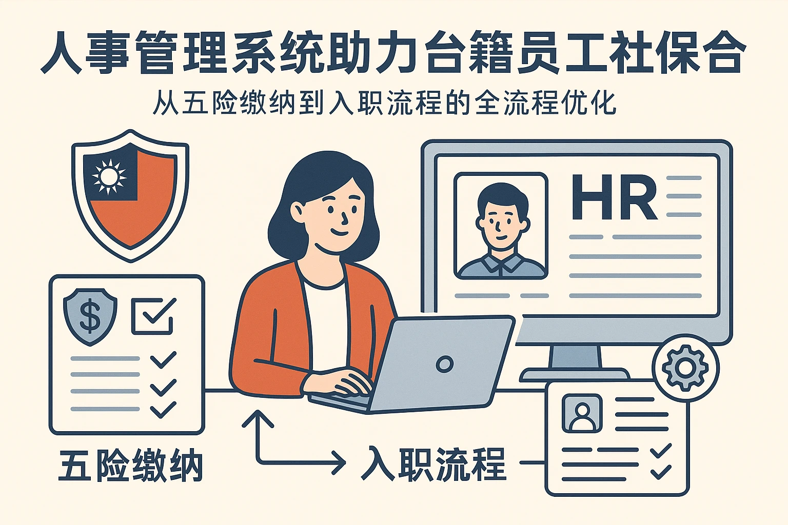 人事管理系统助力台籍员工社保合规：从五险缴纳到入职流程的全流程优化
