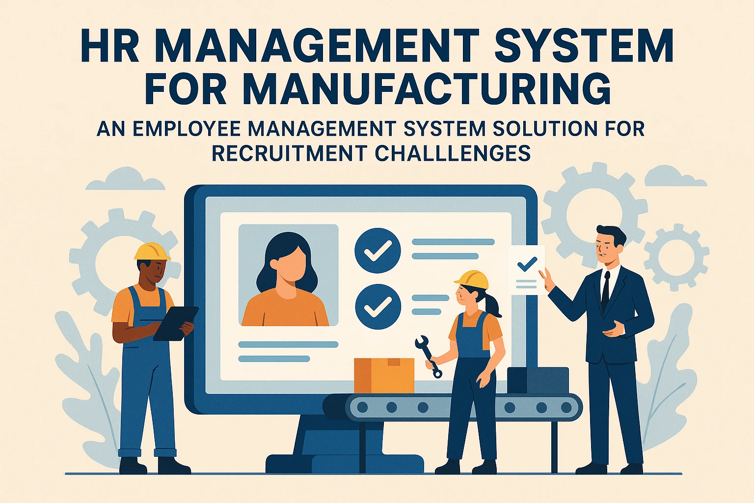 制造业人力资源管理系统：解决招聘难题的员工管理系统优化方案