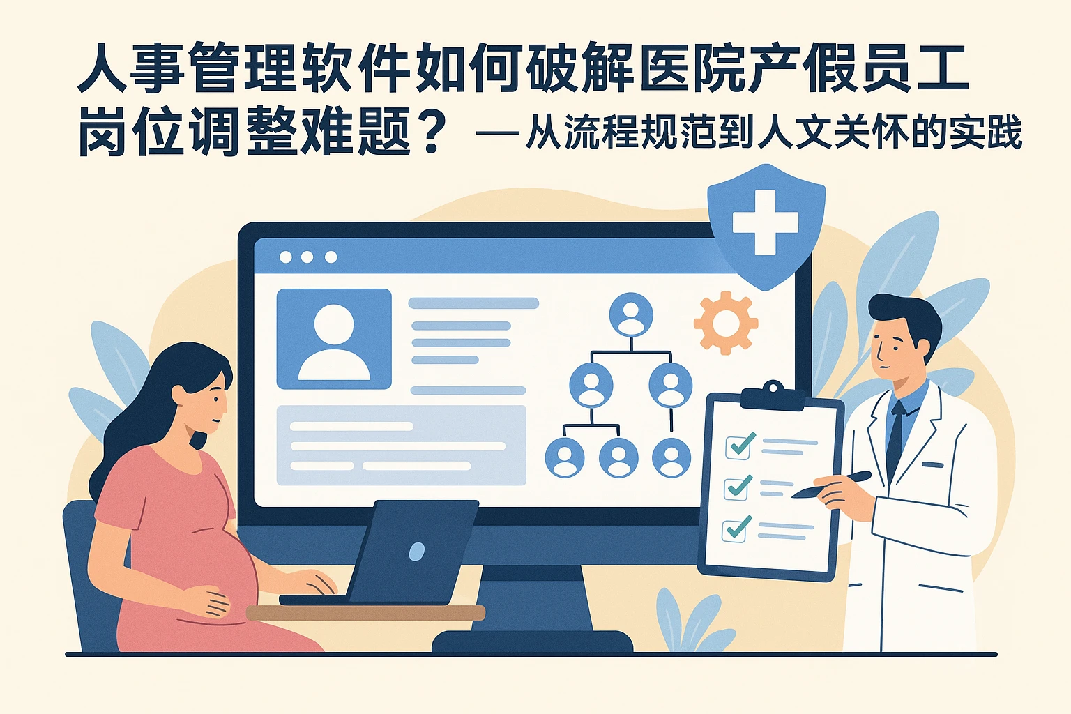 人事管理软件如何破解医院产假员工岗位调整难题？——从流程规范到人文关怀的实践路径