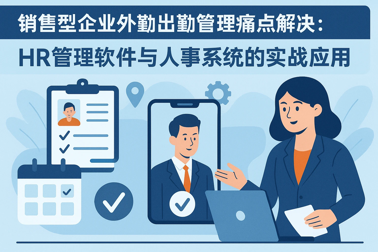 销售型企业外勤出勤管理痛点解决:HR管理软件与人事系统的实战应用
