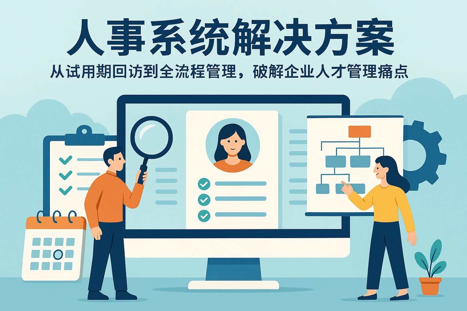 人事系统解决方案：从试用期回访到全流程管理，破解企业人才管理痛点