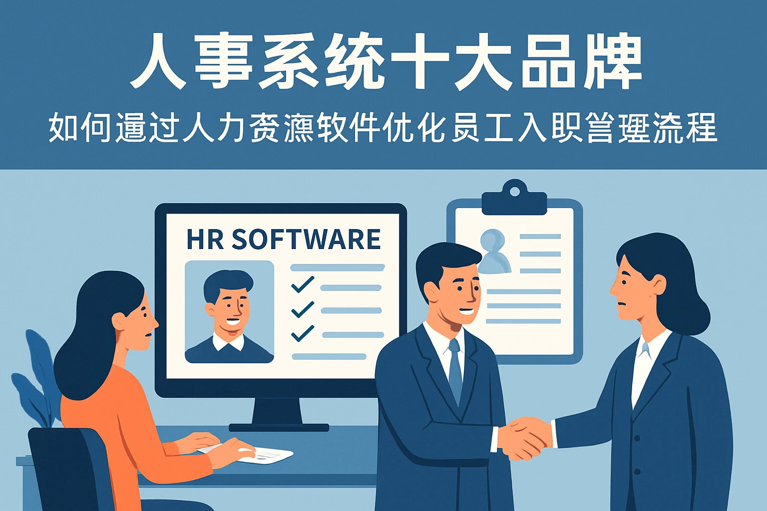 人事系统十大品牌：如何通过人力资源软件优化员工入职管理流程