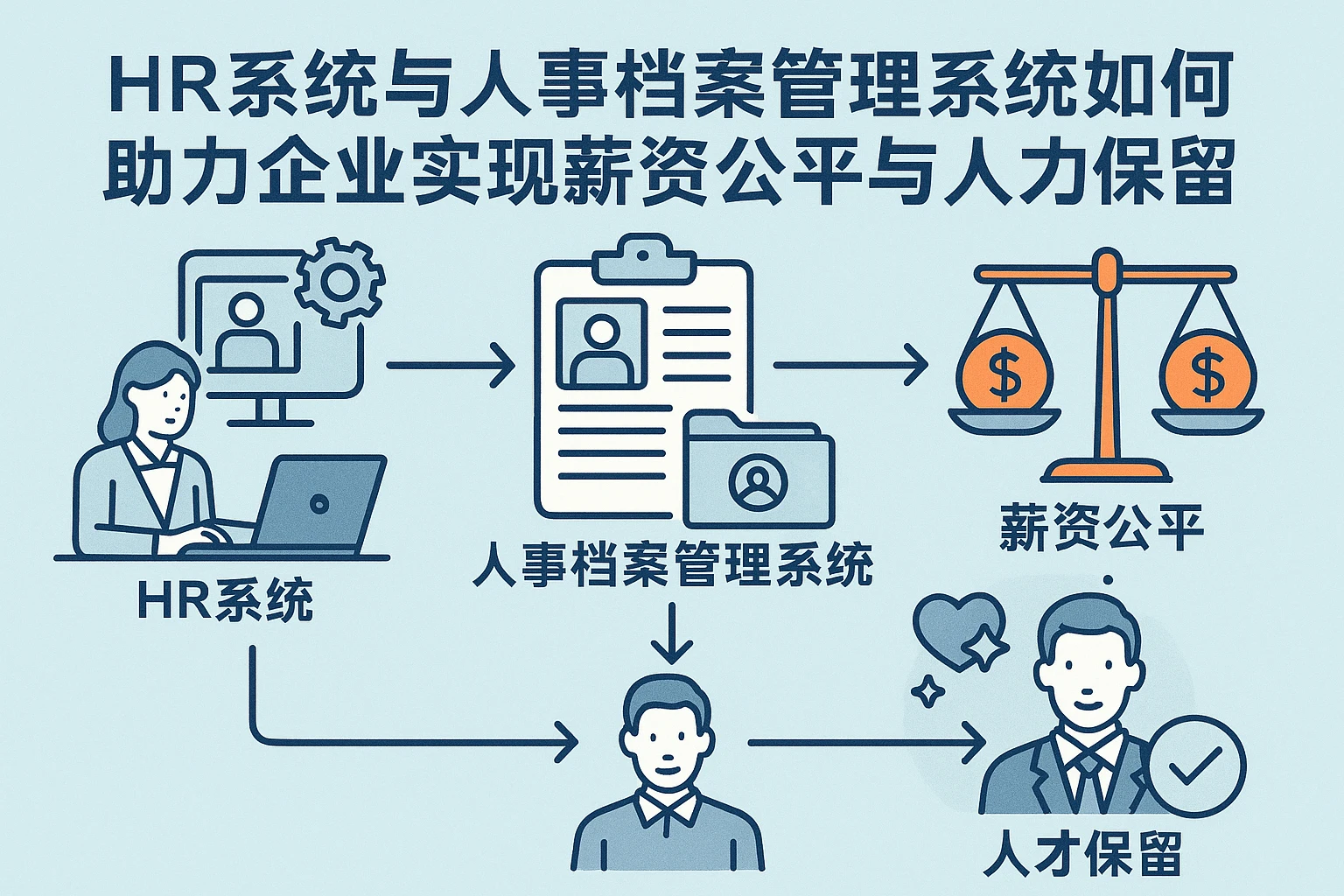 HR系统与人事档案管理系统如何助力企业实现薪资公平与人才保留