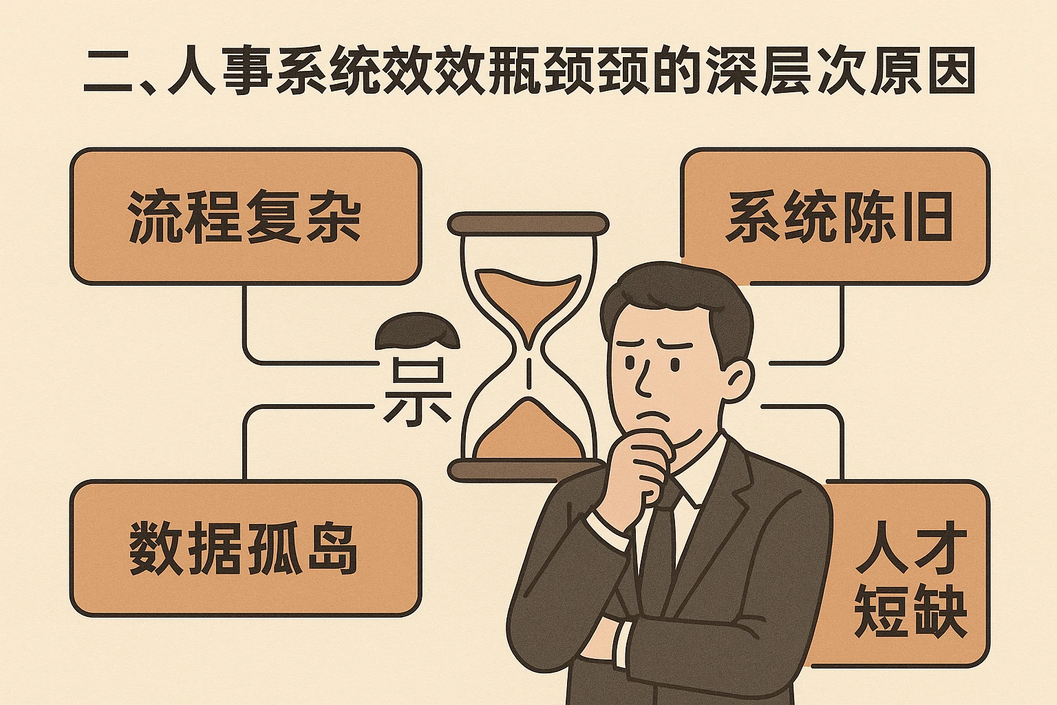 二、人事系统效率瓶颈的深层次原因