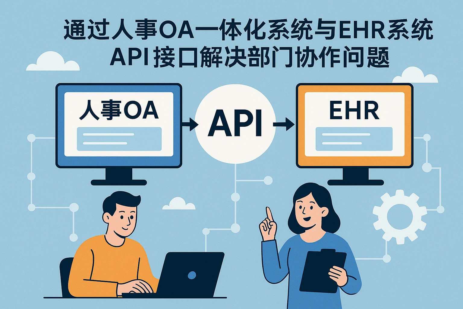 通过人事OA一体化系统与ehr系统API接口解决部门协作问题