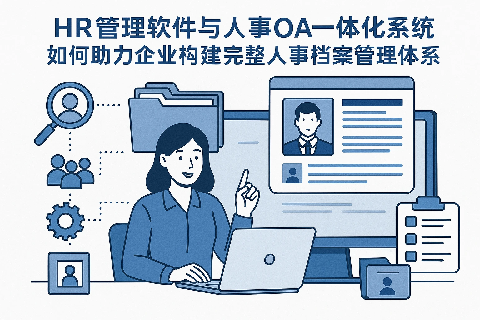 HR管理软件与人事OA一体化系统如何助力企业构建完整人事档案管理体系