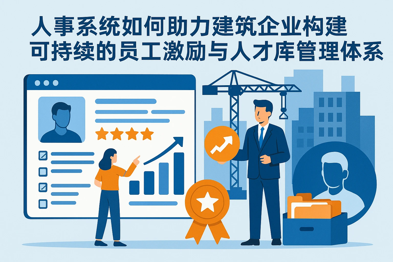人事系统如何助力建筑企业构建可持续的员工激励与人才库管理体系