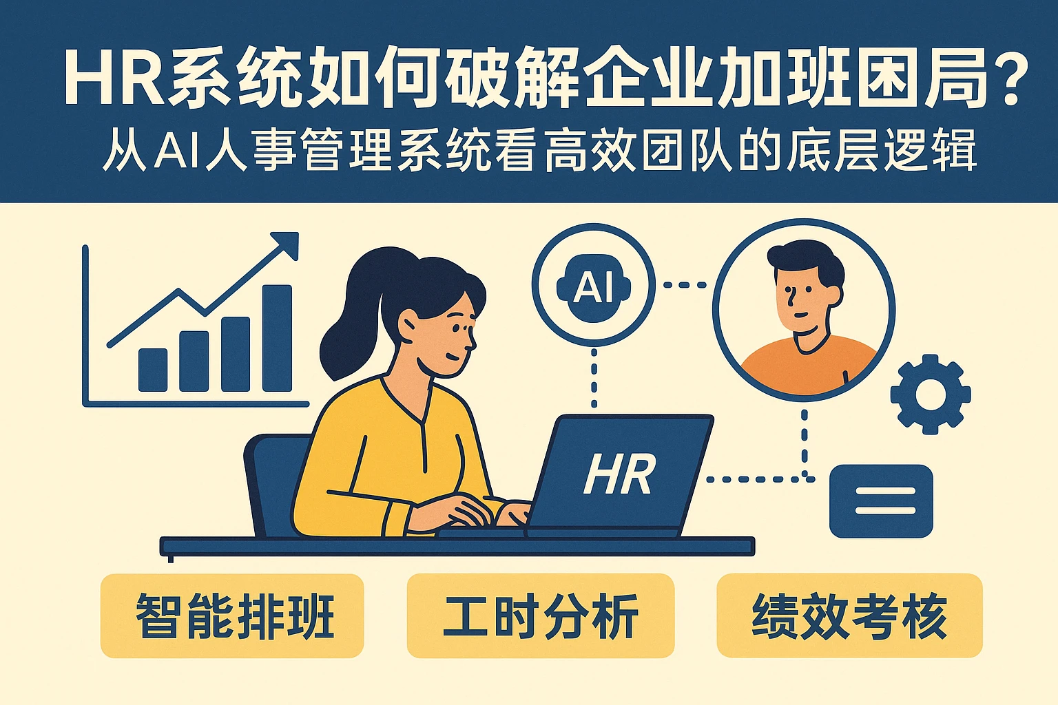 HR系统如何破解企业加班困局?从AI人事管理系统看高效团队的底层逻辑