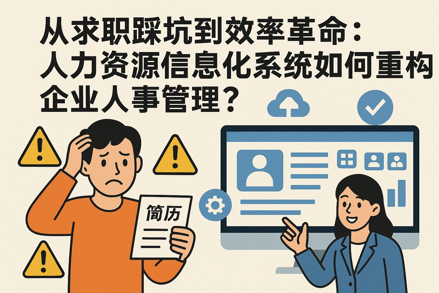 从求职“踩坑”到效率革命：人力资源信息化系统如何重构企业人事管理？