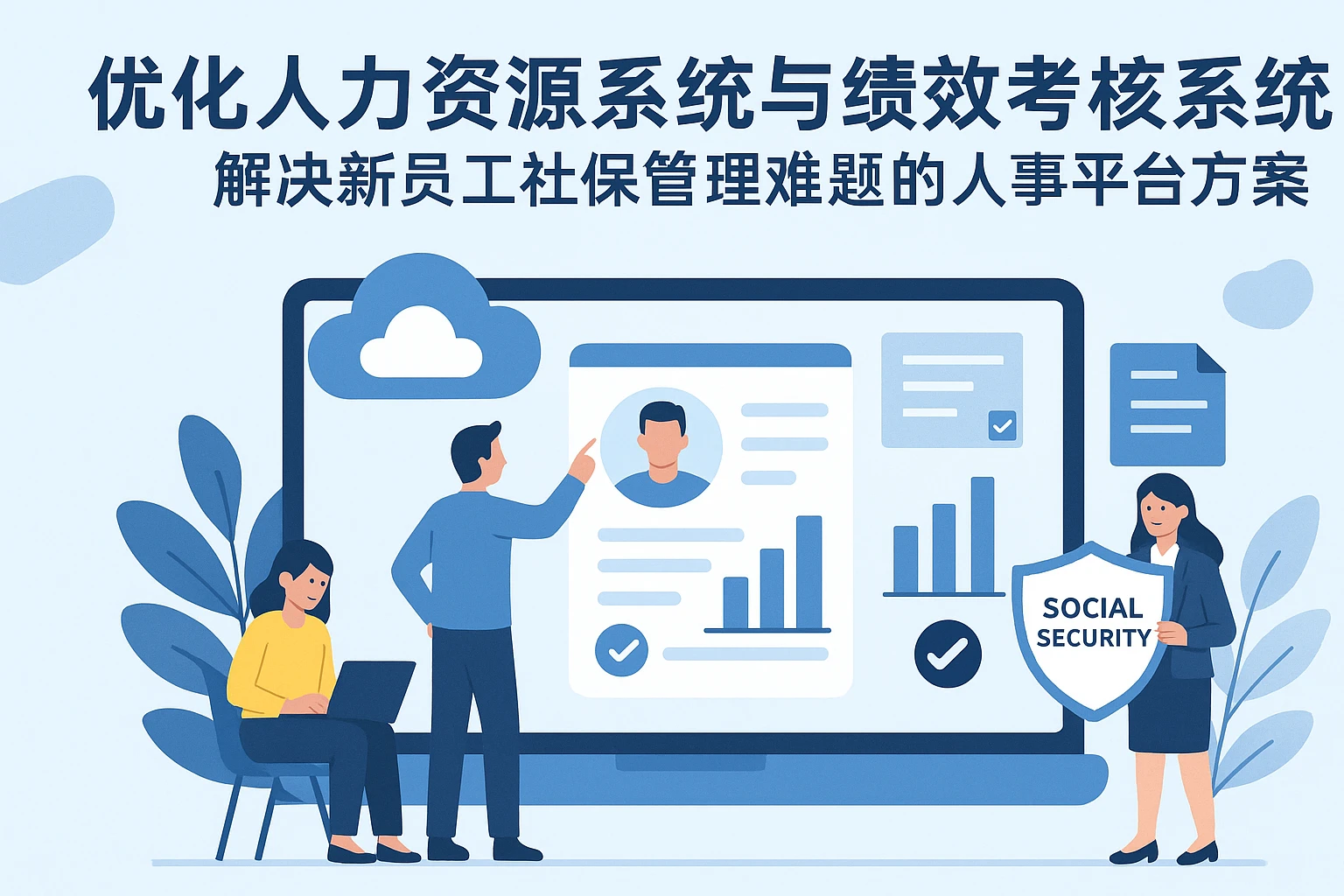 优化人力资源系统与绩效考核系统：解决新员工社保管理难题的人事云平台方案