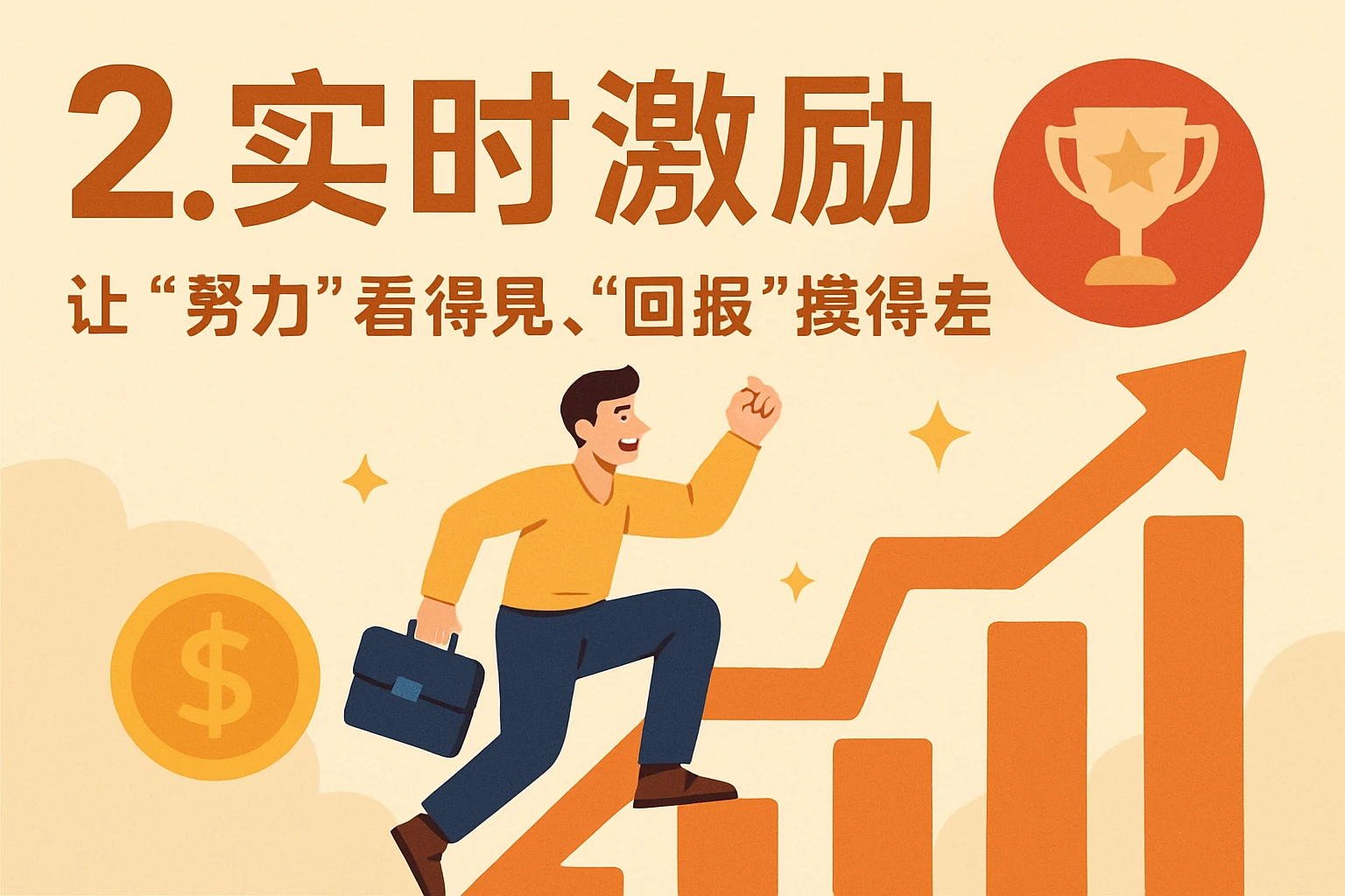 2. 实时激励：让“努力”看得见，“回报”摸得着