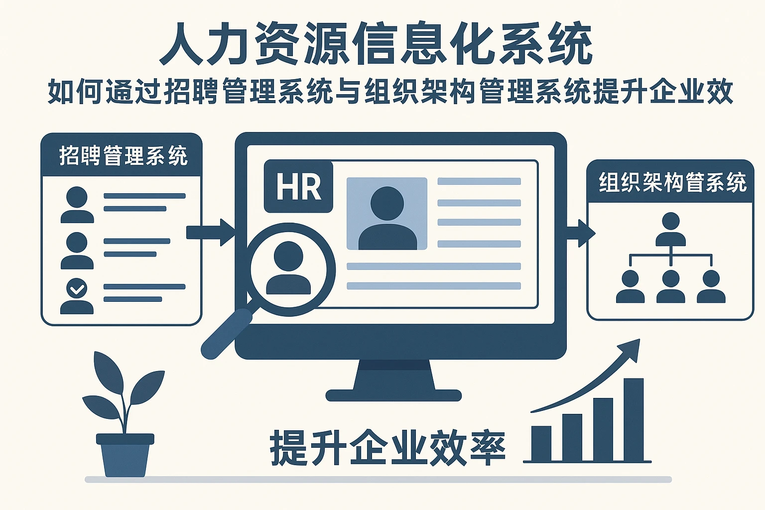 人力资源信息化系统如何通过招聘管理系统与组织架构管理系统提升企业效率