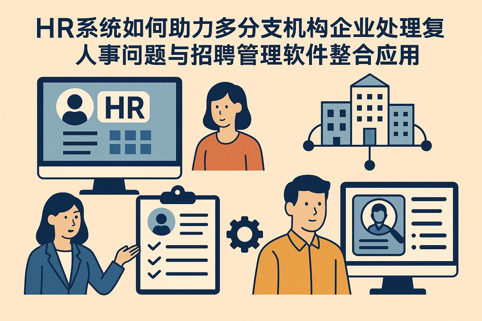 HR系统如何助力多分支机构企业处理复杂人事问题与招聘管理软件整合应用