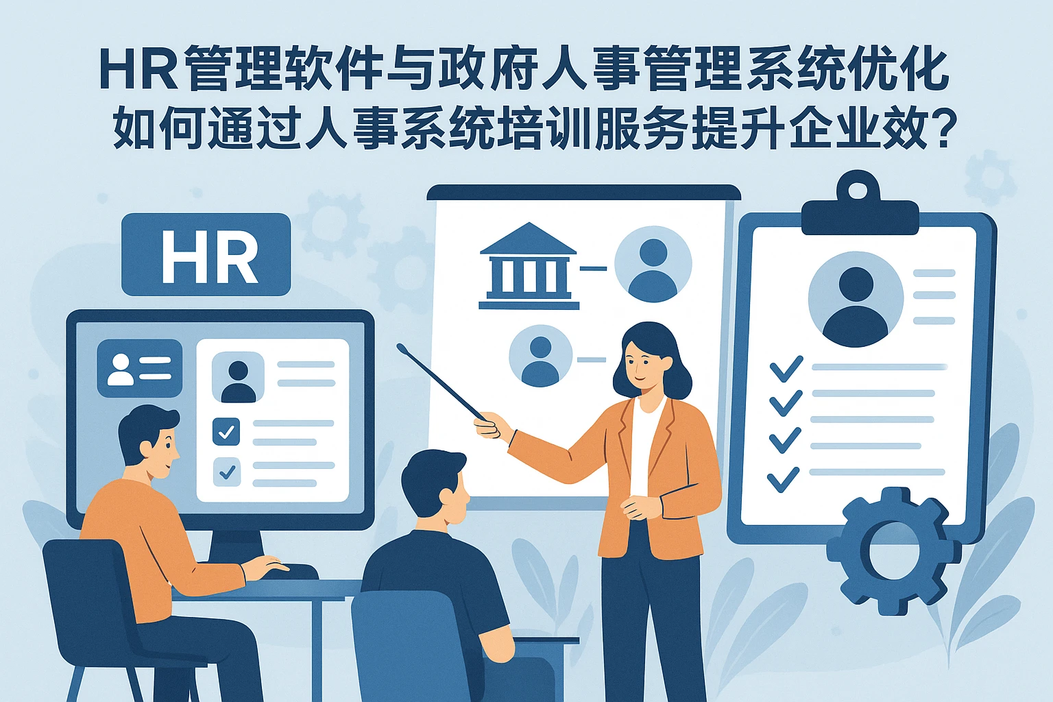 HR管理软件与政府人事管理系统优化：如何通过人事系统培训服务提升企业效能？