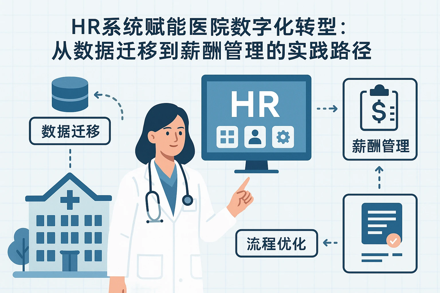HR系统赋能医院数字化转型:从数据迁移到薪酬管理的实践路径