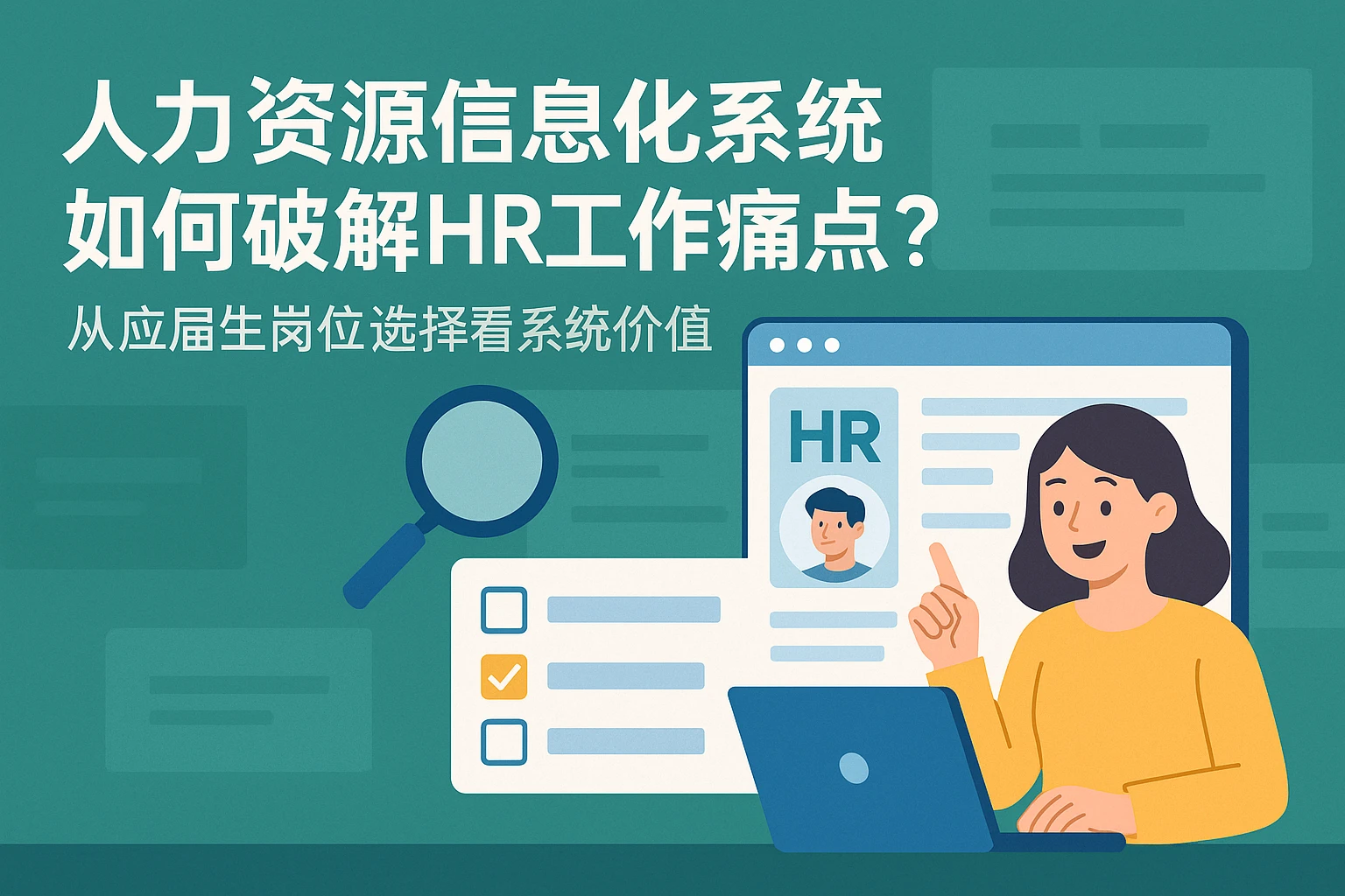 人力资源信息化系统如何破解HR工作痛点?从应届生岗位选择看系统价值