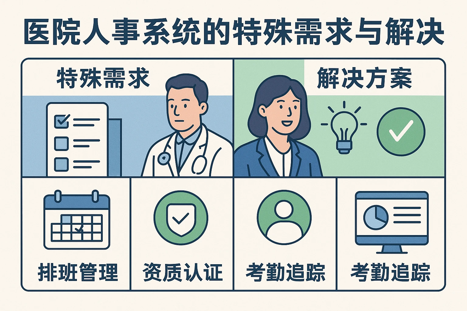 医院人事系统的特殊需求与解决方案