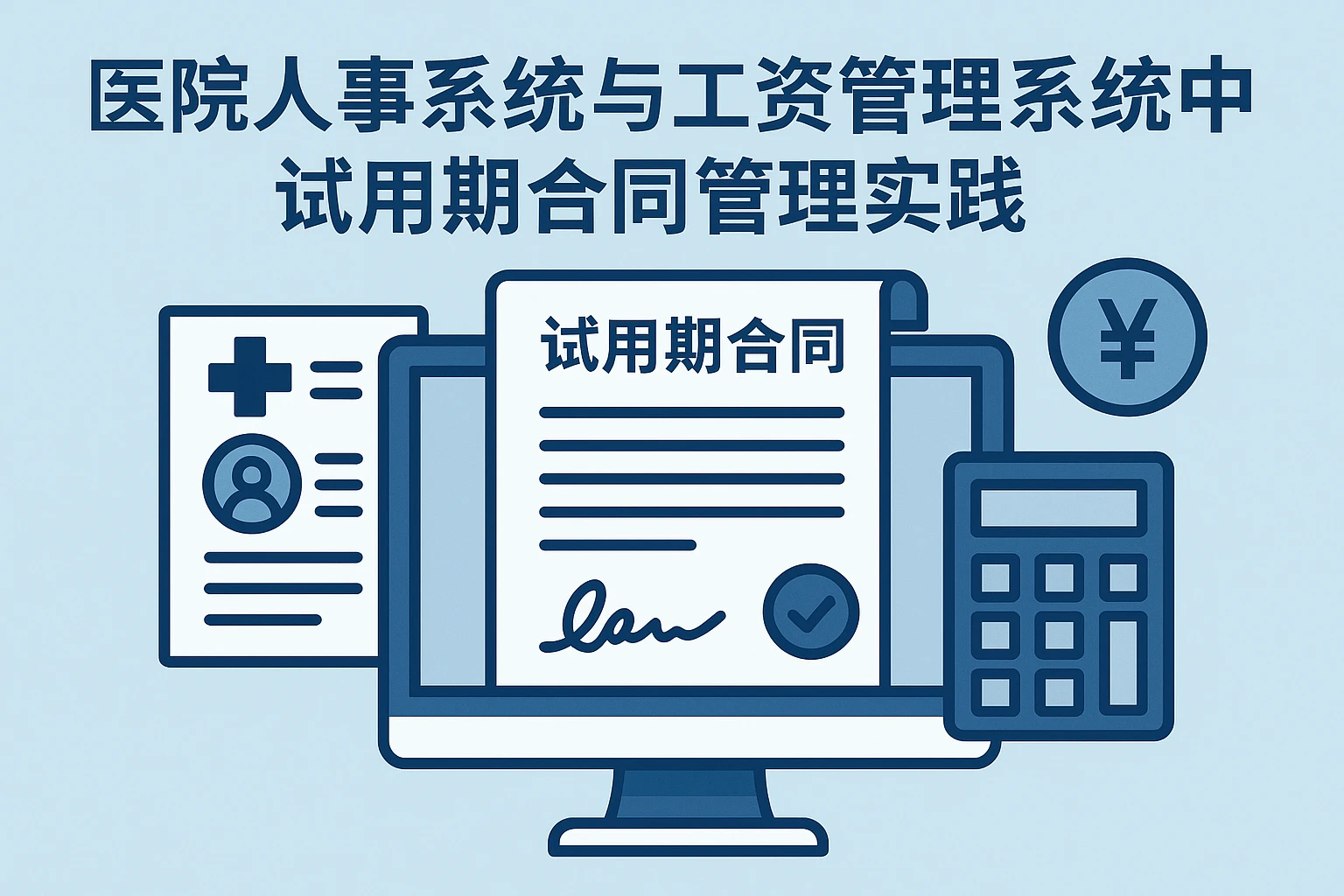 医院人事系统与工资管理系统中的试用期合同管理实践