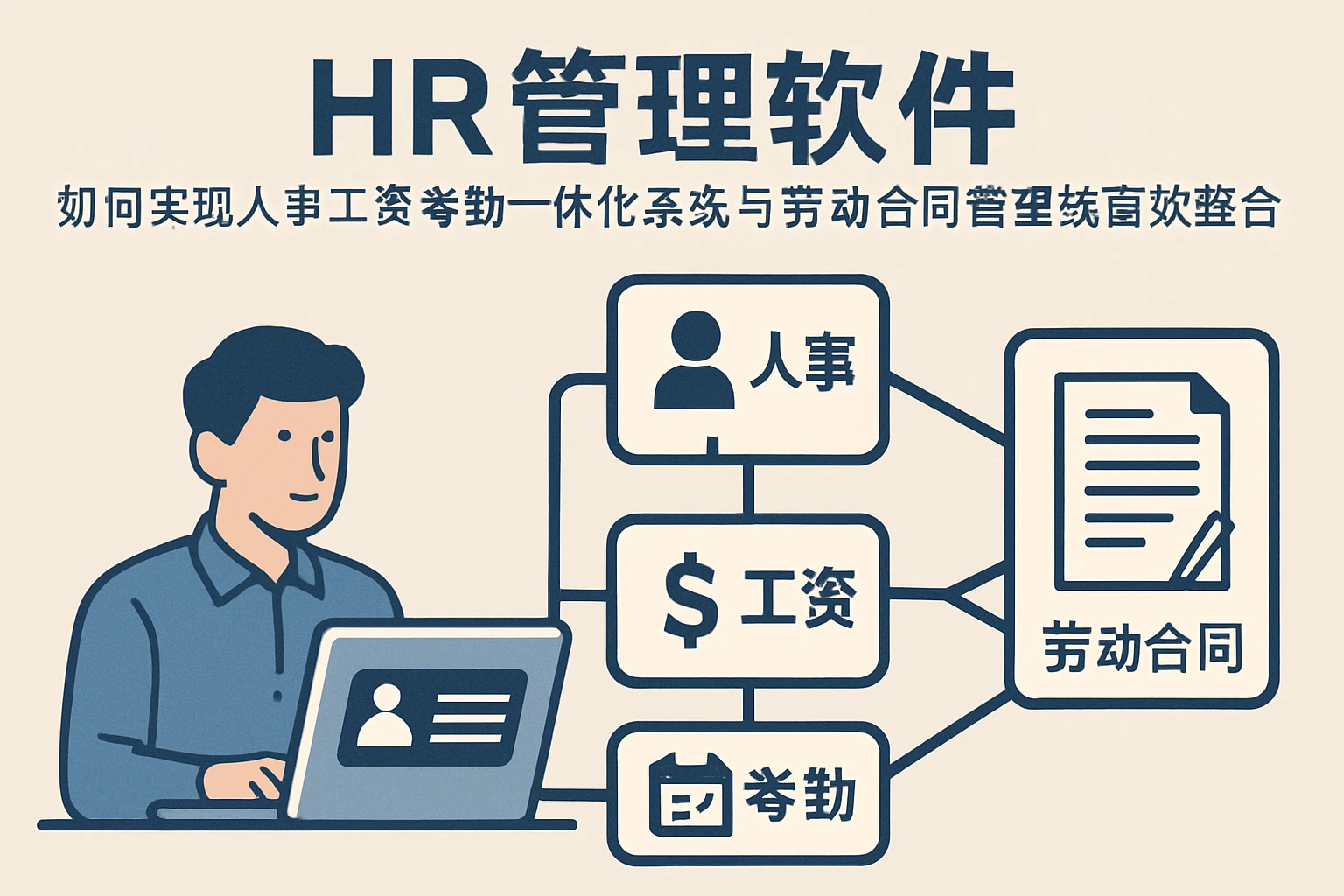 HR管理软件如何实现人事工资考勤一体化系统与劳动合同管理系统的高效整合