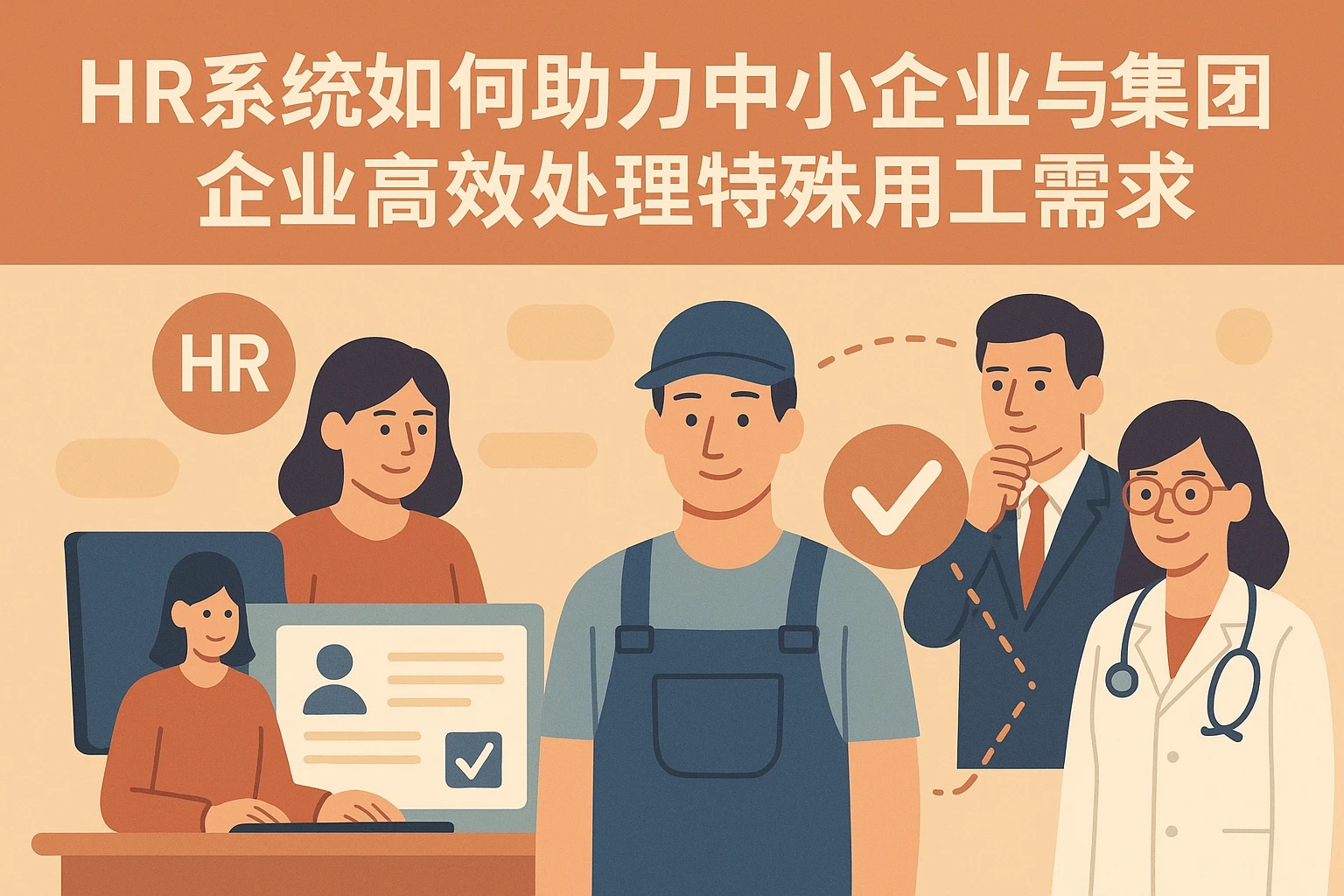 HR系统如何助力中小企业与集团企业高效处理特殊用工需求