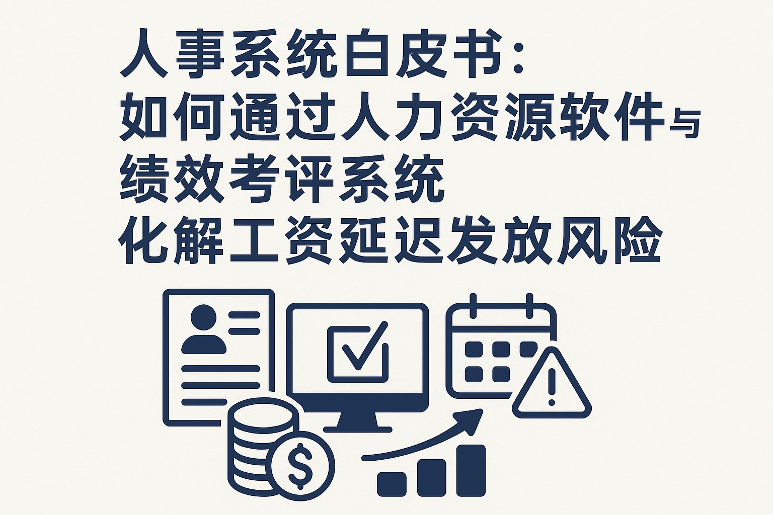 人事系统白皮书:如何通过人力资源软件与绩效考评系统化解工资延迟发放风险
