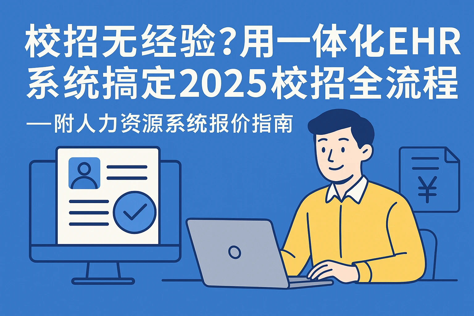 校招无经验？用一体化EHR系统搞定2025校招全流程——附人力资源系统报价指南