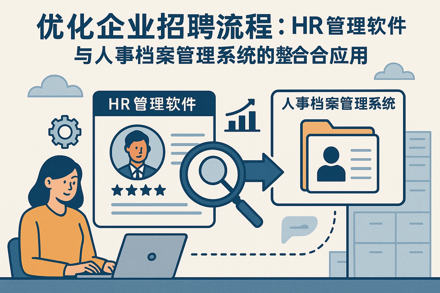 优化企业招聘流程:HR管理软件与人事档案管理系统的整合应用