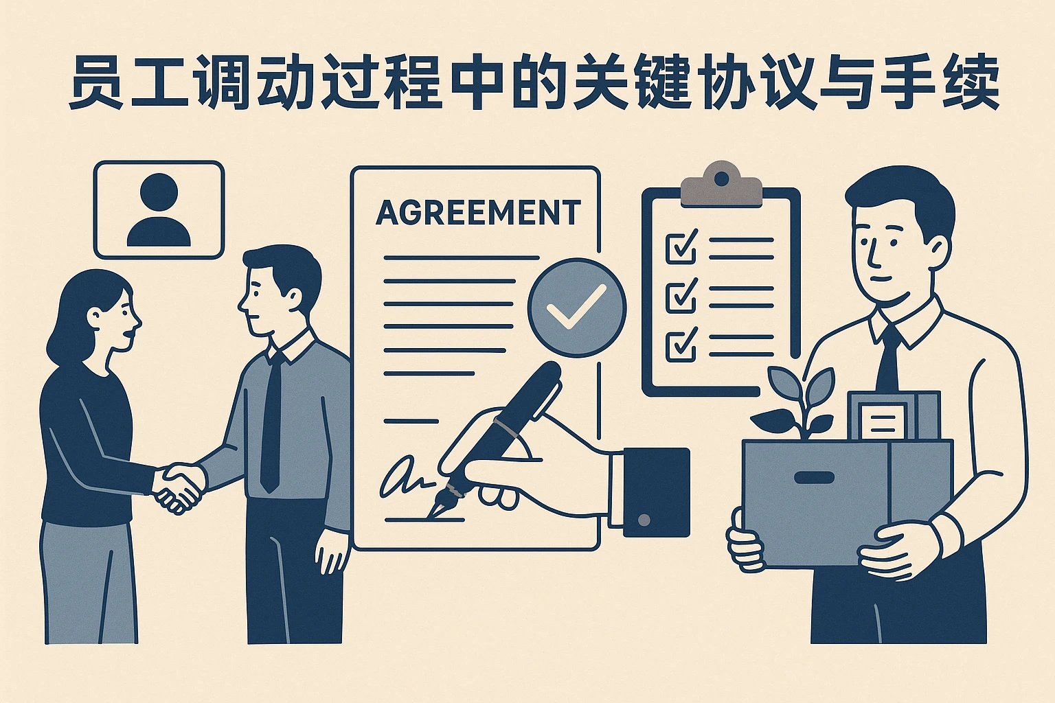 员工调动过程中的关键协议与手续