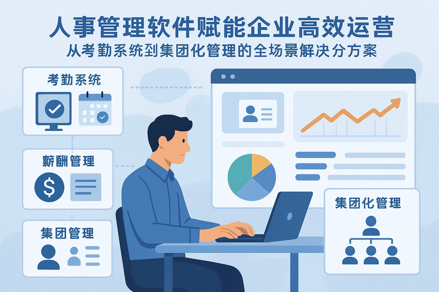 人事管理软件赋能企业高效运营：从考勤系统到集团化管理的全场景解决方案