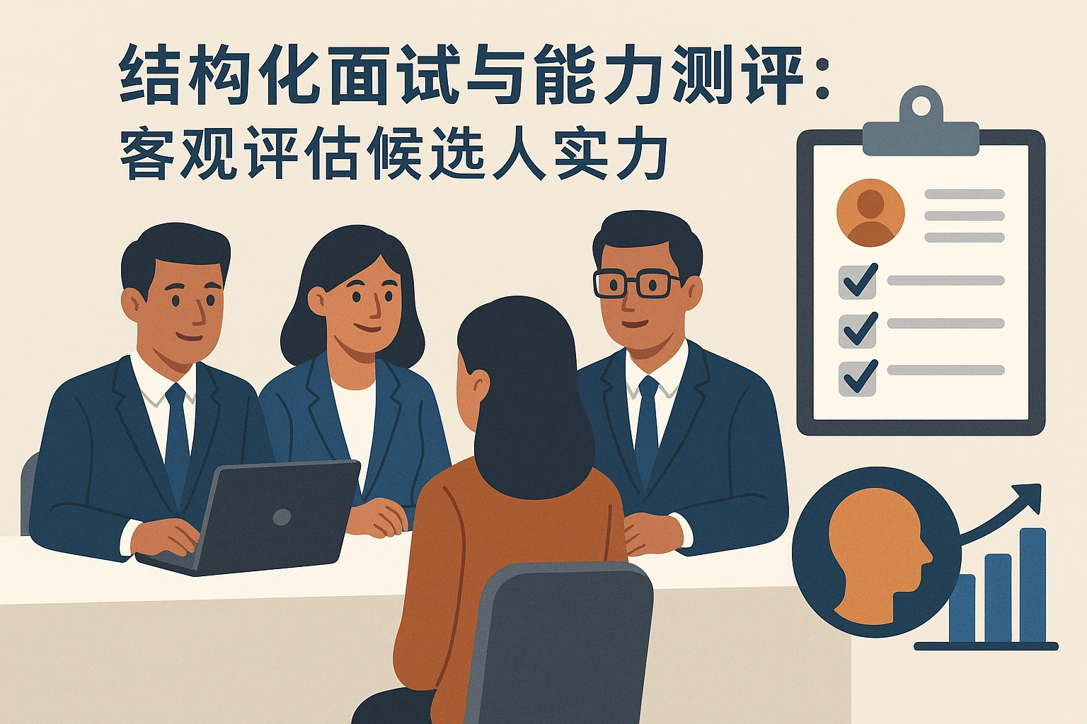 2. 结构化面试与能力测评：客观评估候选人实力