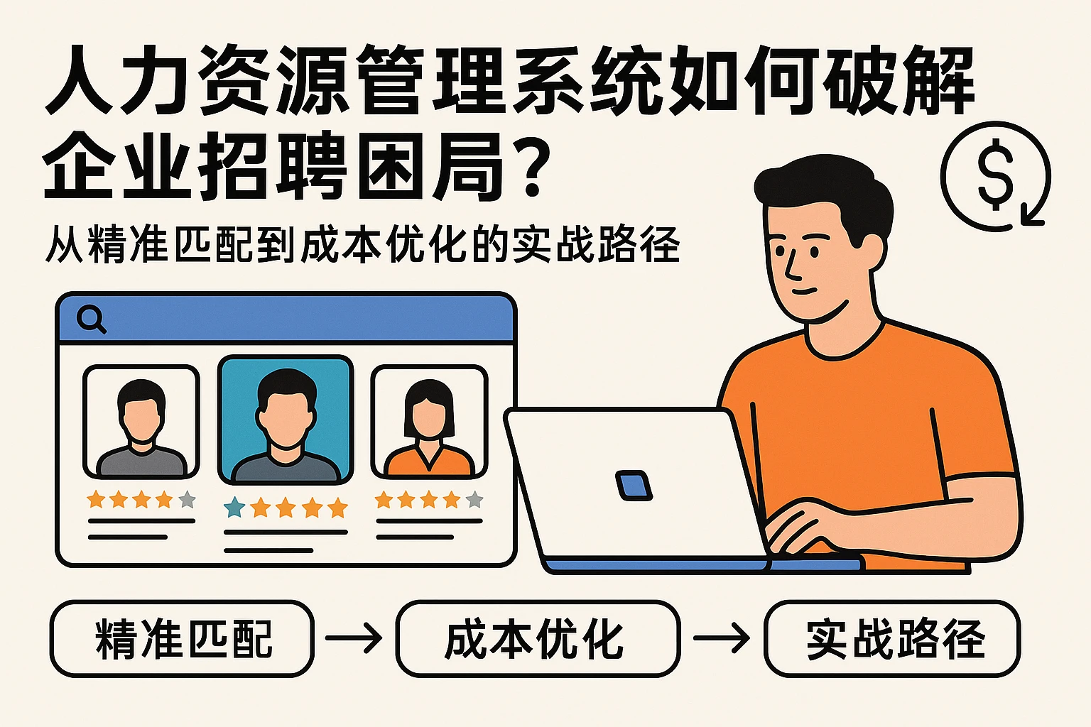 人力资源管理系统如何破解企业招聘困局？从精准匹配到成本优化的实战路径