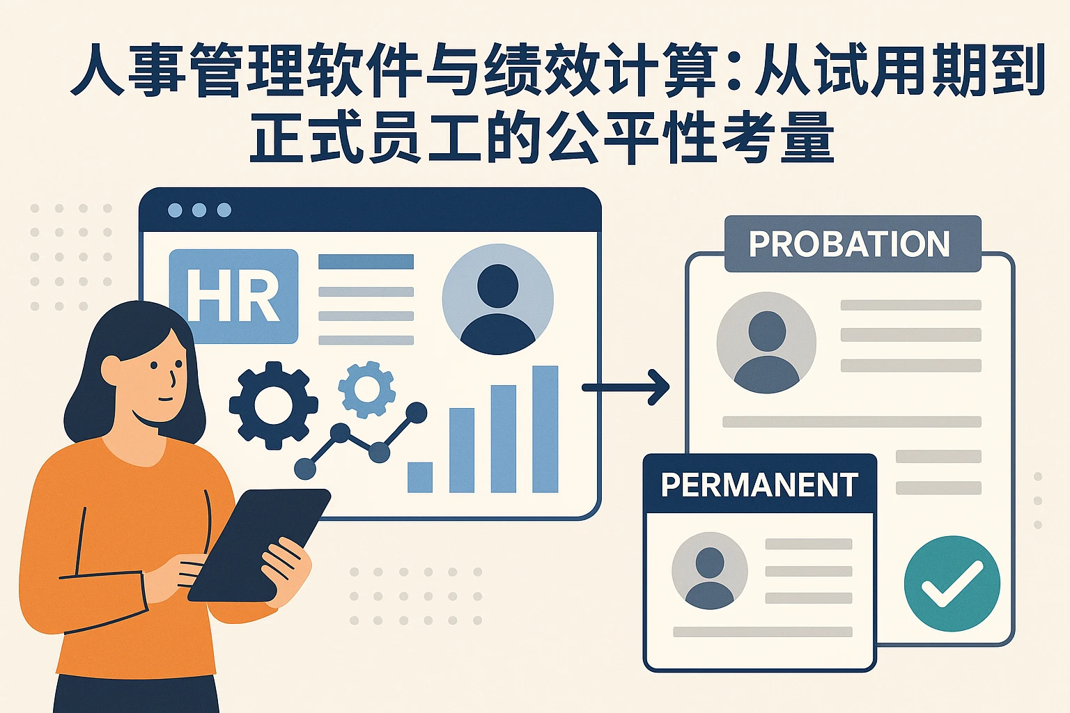 人事管理软件与绩效计算：从试用期到正式员工的公平性考量