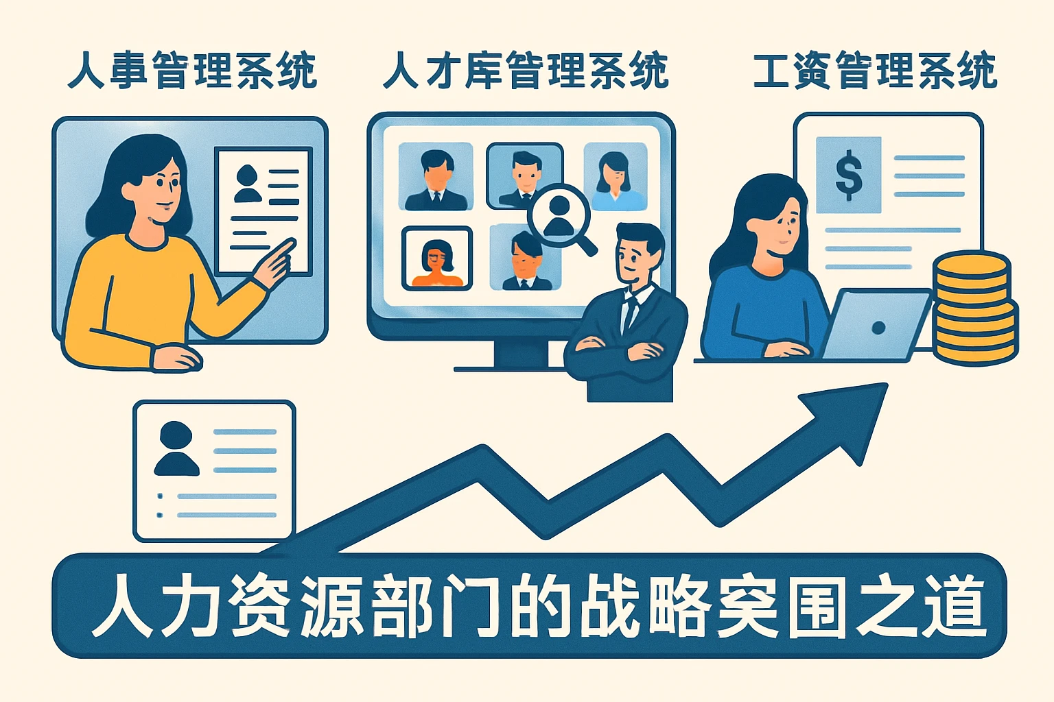 人事管理系统、人才库管理系统与工资管理系统:人力资源部门的战略突围之道
