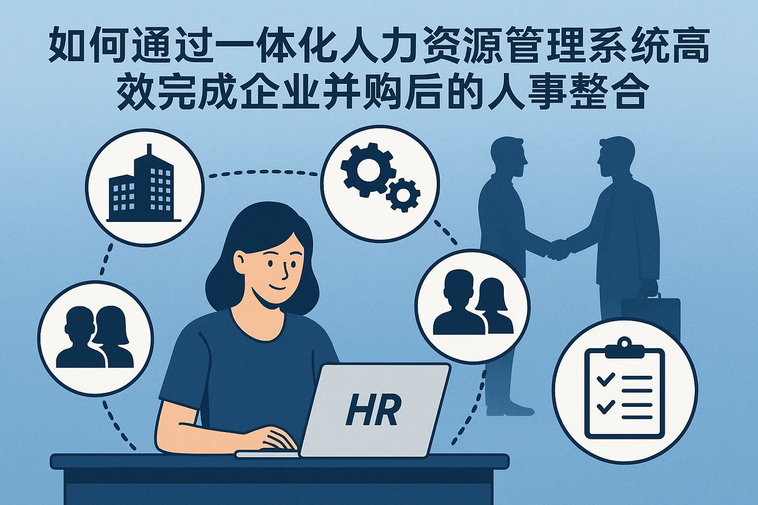 如何通过一体化人力资源管理系统高效完成企业并购后的人事整合