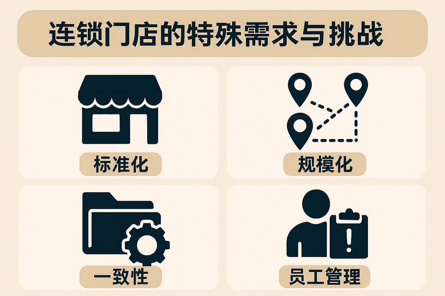 连锁门店的特殊需求与挑战