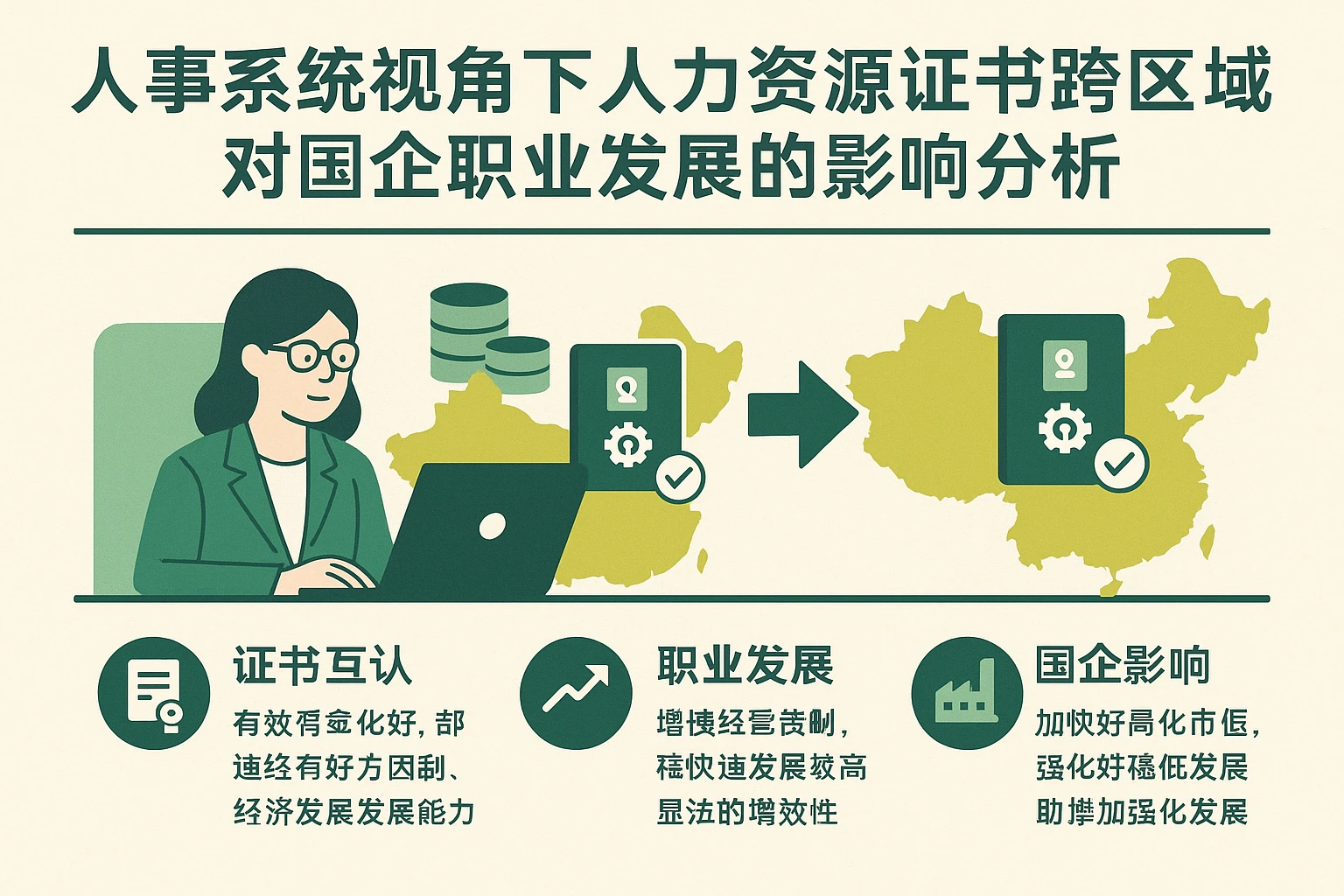人事系统视角下人力资源证书跨区域认证对国企职业发展的影响分析