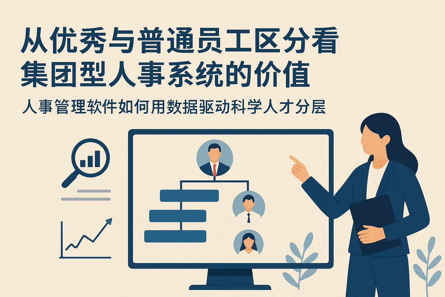 从优秀与普通员工区分看集团型人事系统的价值——人事管理软件如何用数据驱动科学人才分层