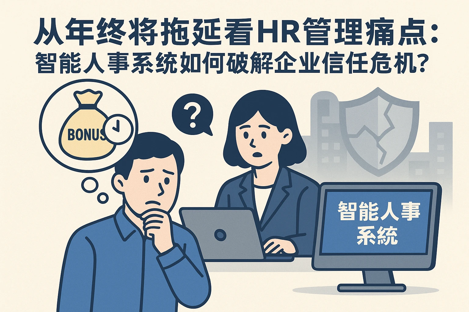 从年终奖拖延看HR管理痛点：智能人事系统如何破解企业信任危机？