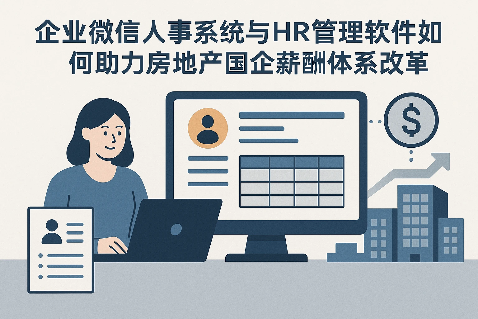 企业微信人事系统与HR管理软件如何助力房地产国企薪酬体系改革