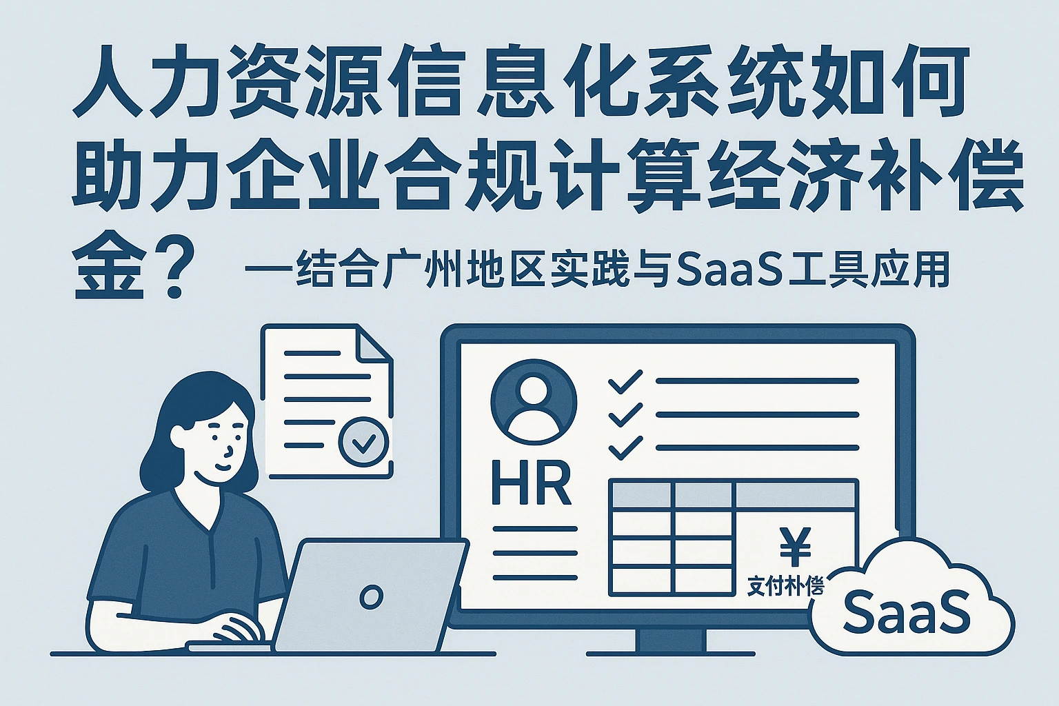 人力资源信息化系统如何助力企业合规计算经济补偿金?——结合广州地区实践与SaaS工具应用