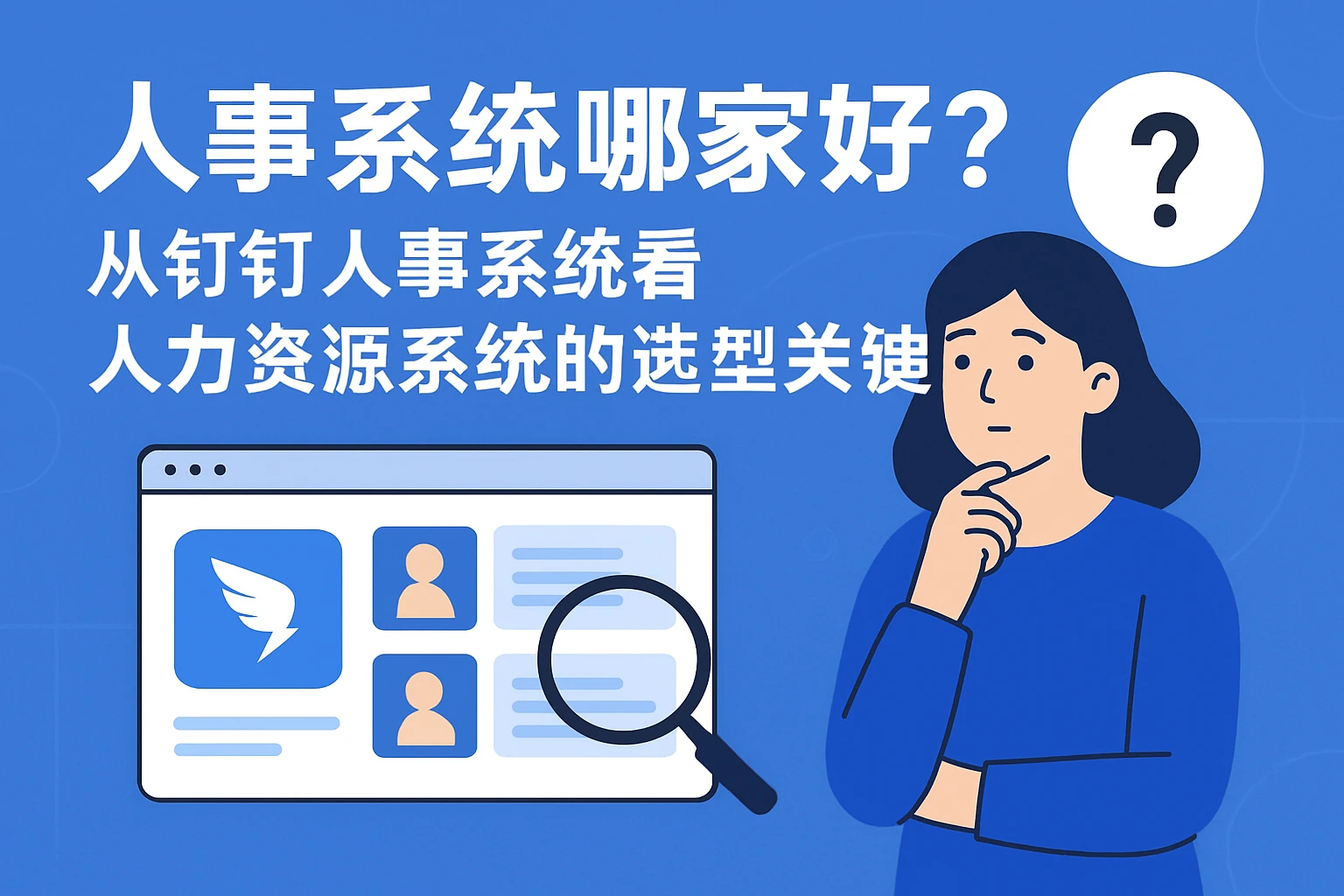 人事系统哪家好？从钉钉人事系统看人力资源系统的选型关键