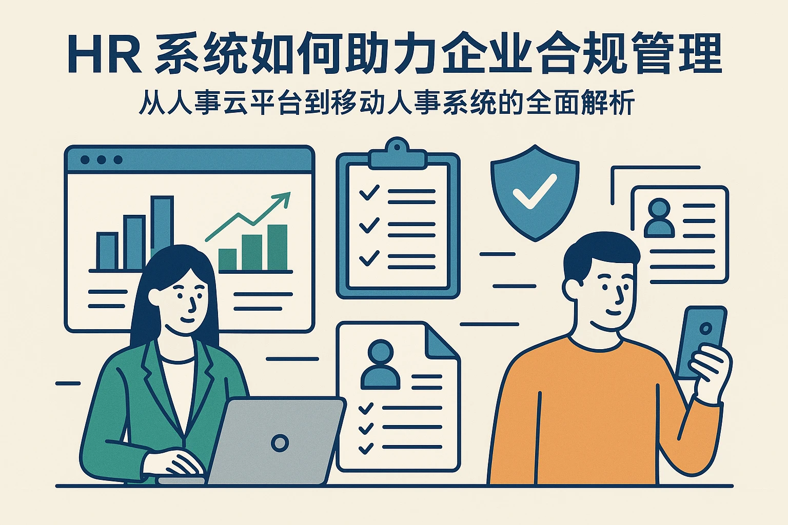 HR系统如何助力企业合规管理：从人事云平台到移动人事系统的全面解析
