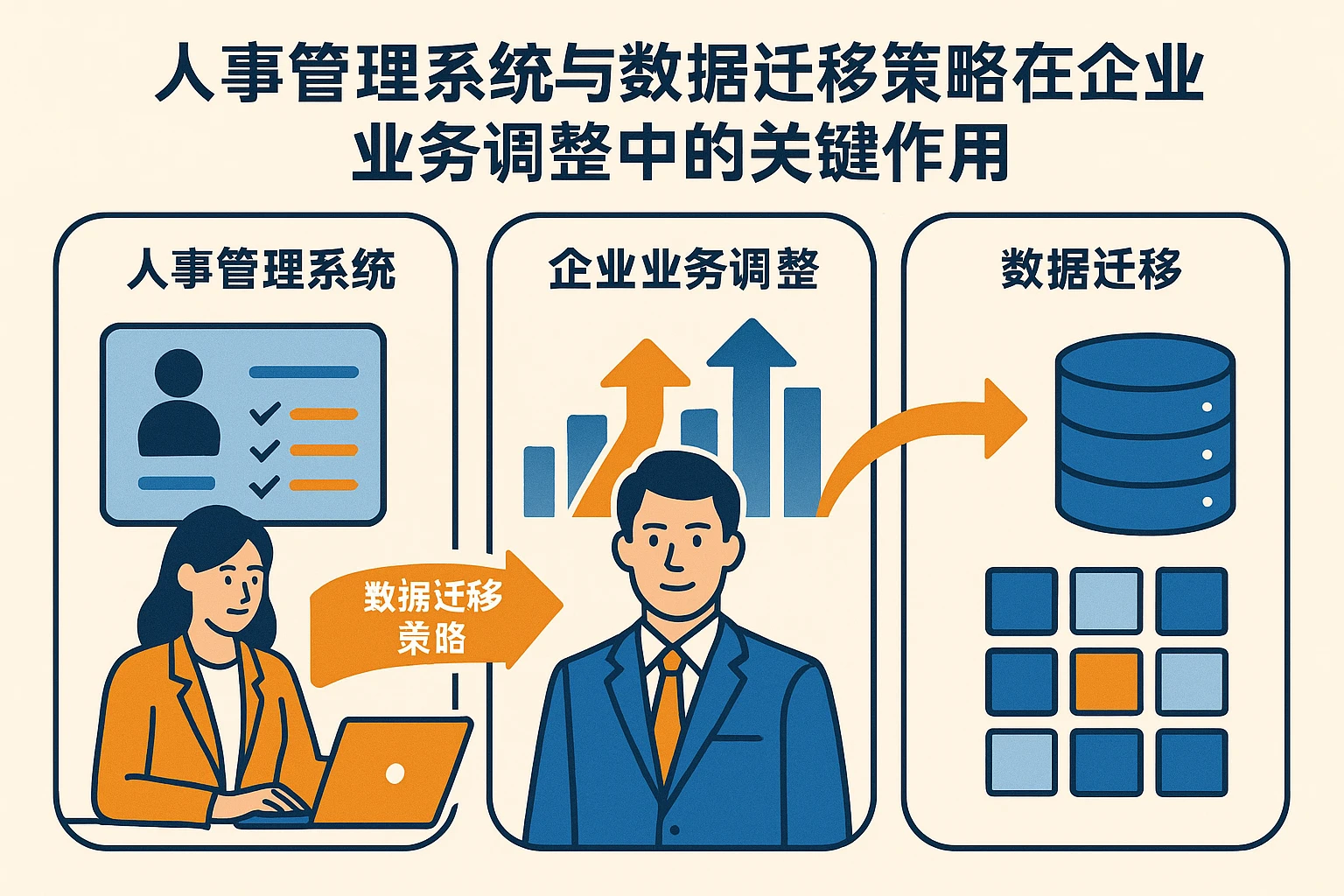 人事管理系统与数据迁移策略在企业业务调整中的关键作用