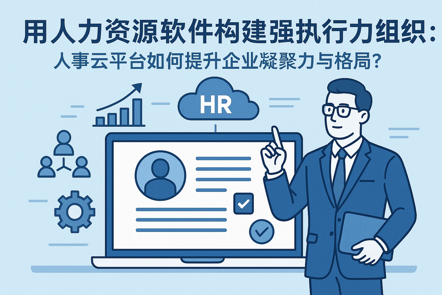 用人力资源软件构建强执行力组织：人事云平台如何提升企业凝聚力与格局？