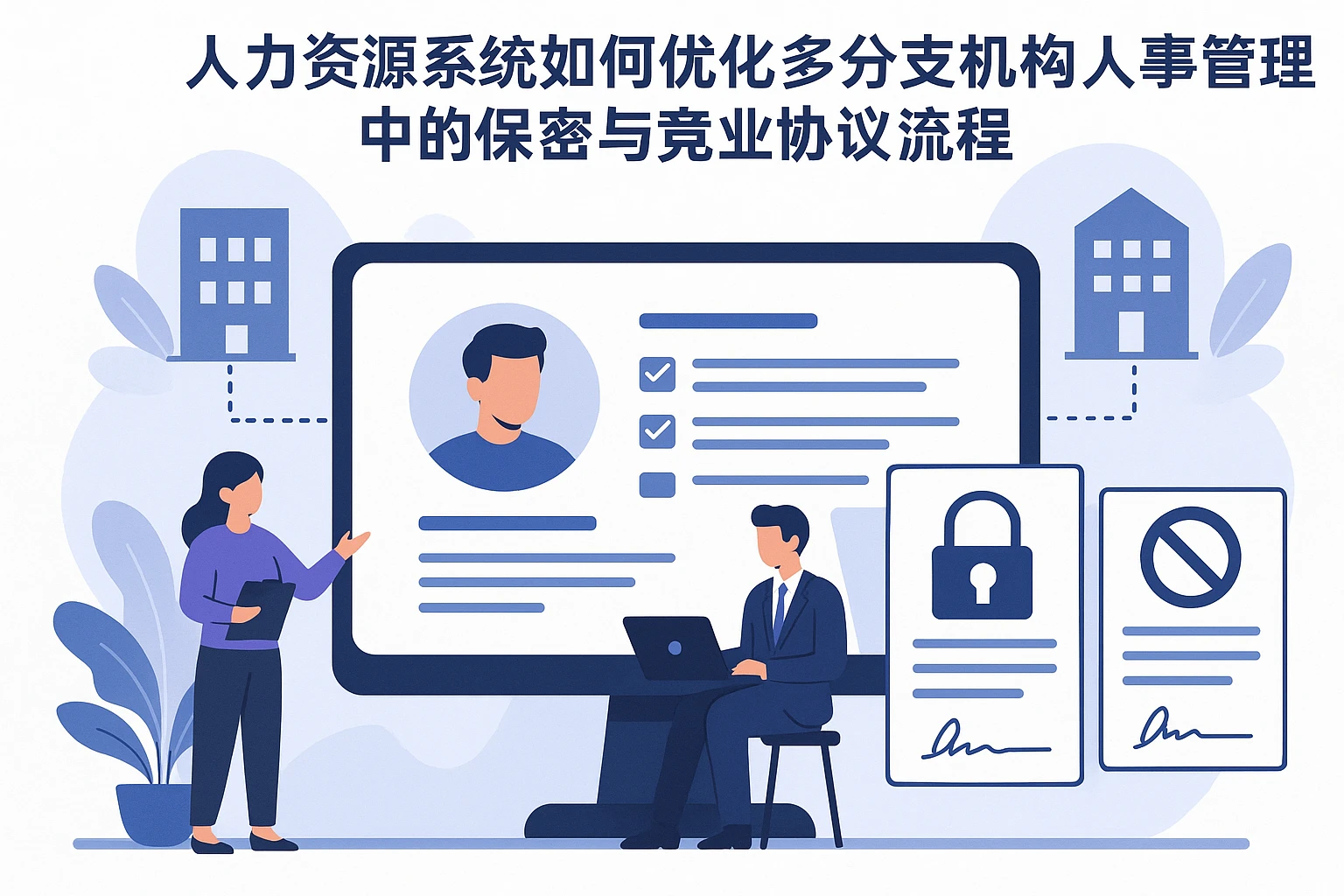 人力资源系统如何优化多分支机构人事管理中的保密与竞业协议流程