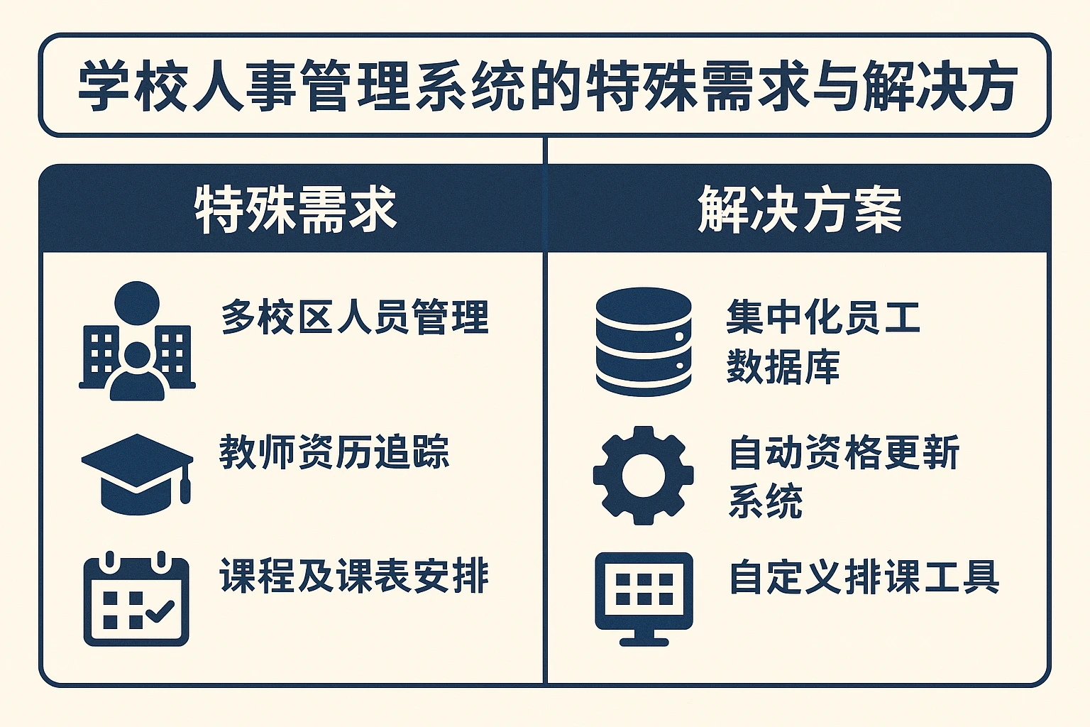 学校人事管理系统的特殊需求与解决方案