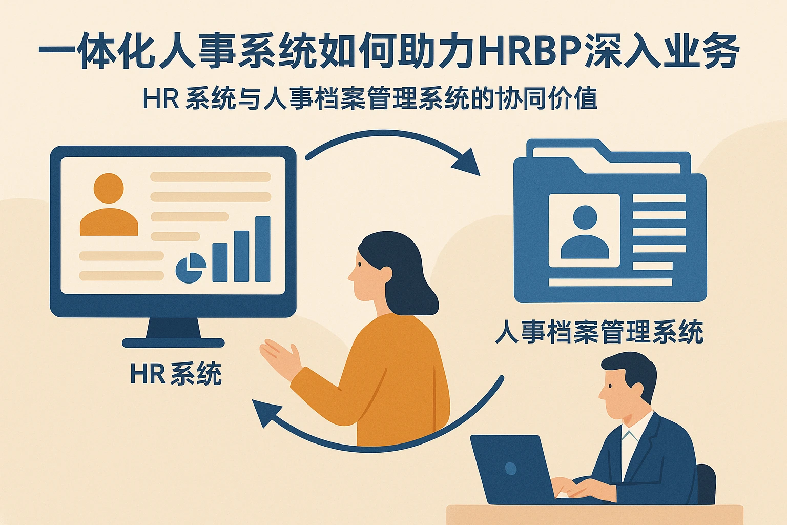 一体化人事系统如何助力HRBP深入业务：HR系统与人事档案管理系统的协同价值