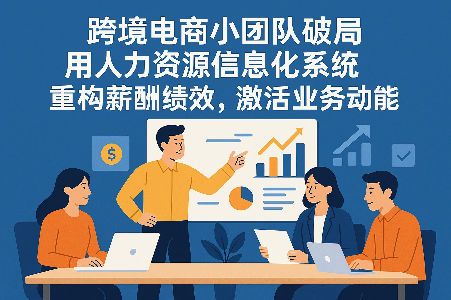 跨境电商小团队破局：用人力资源信息化系统重构薪酬绩效，激活业务动能