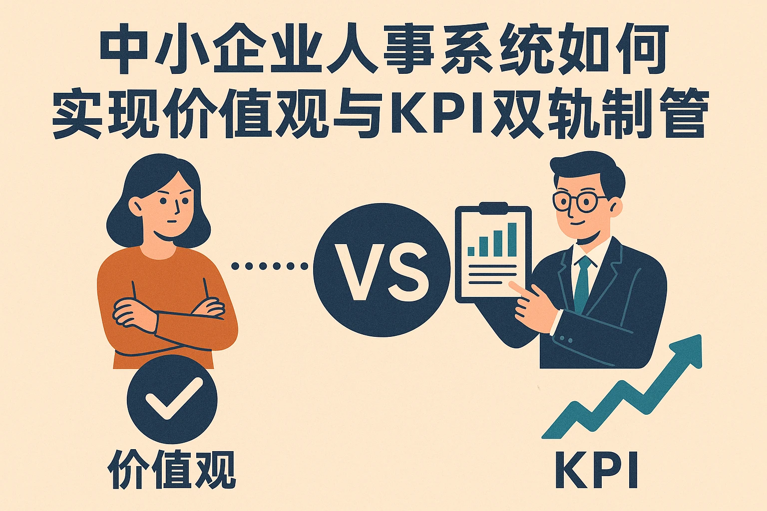 中小企业人事系统如何实现价值观与KPI双轨制管理