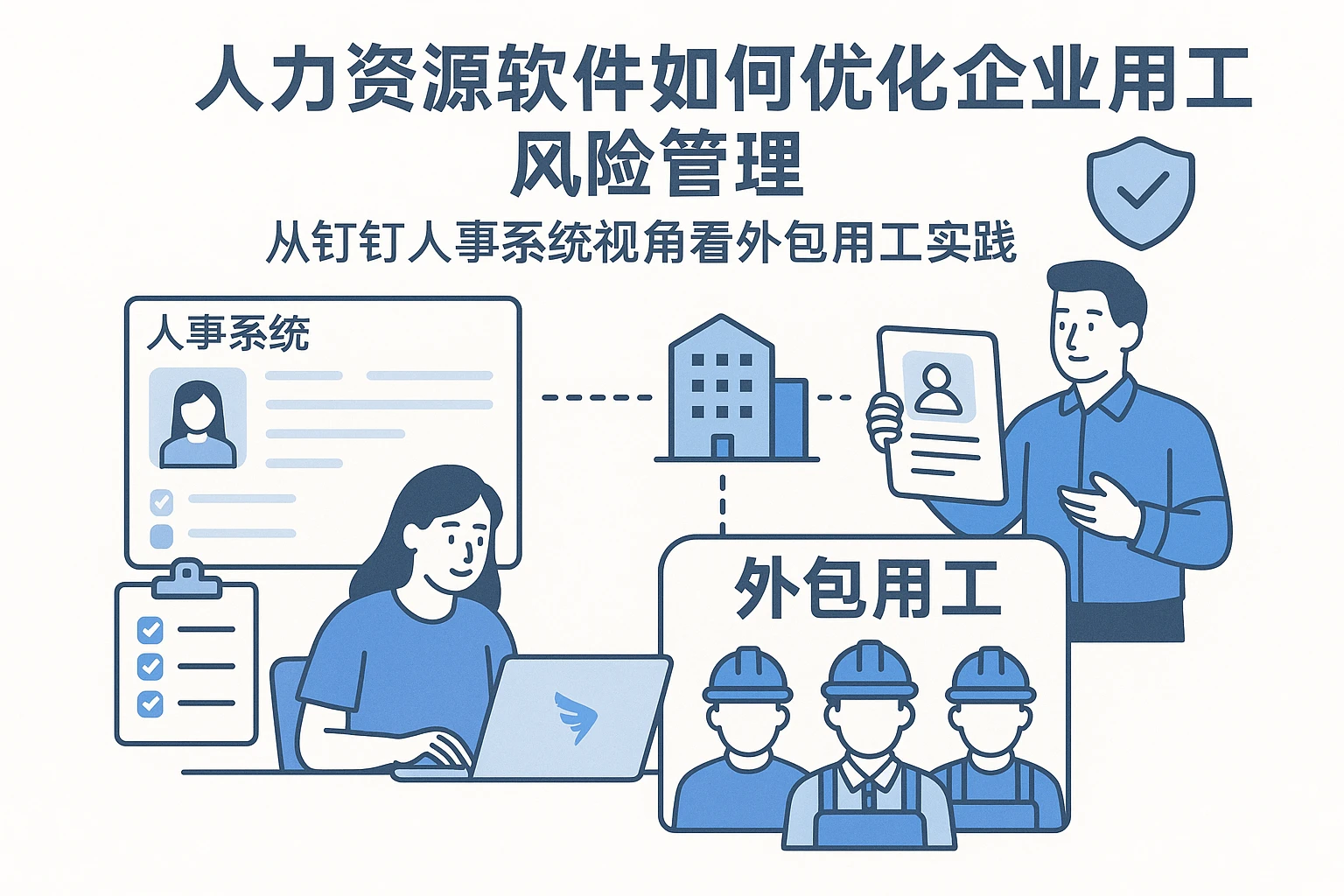 人力资源软件如何优化企业用工风险管理：从钉钉人事系统视角看外包用工实践